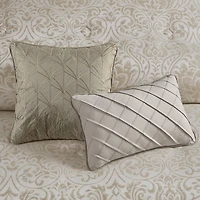Madison Park Maisie 12-pc. Damask Jacquard Complete Bedding Set with Sheets