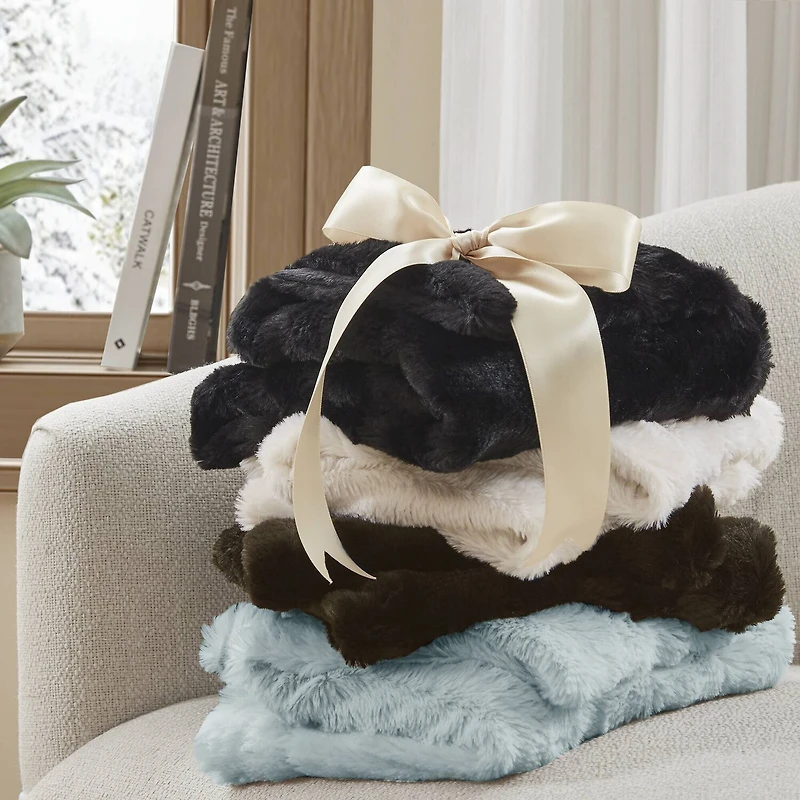Madison Park York 3-pc. Faux Fur Midweight Comforter Set