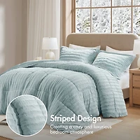 Madison Park York 3-pc. Faux Fur Midweight Comforter Set