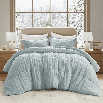 Madison Park York 3-pc. Faux Fur Midweight Comforter Set