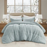 Madison Park York 3-pc. Faux Fur Midweight Comforter Set