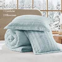 Madison Park York 3-pc. Faux Fur Midweight Comforter Set