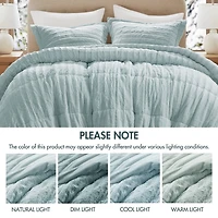 Madison Park York 3-pc. Faux Fur Midweight Comforter Set