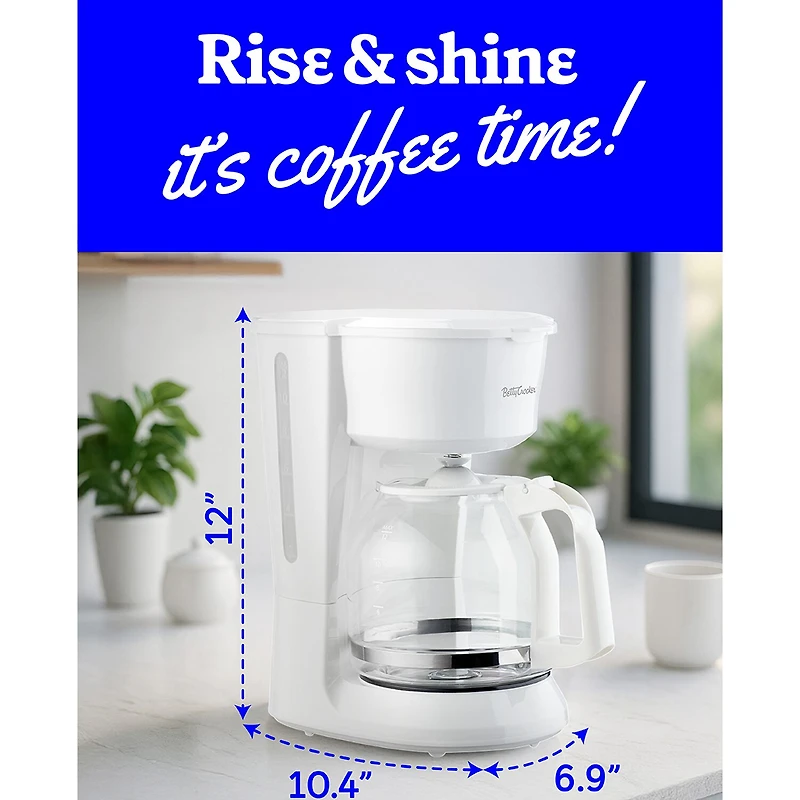 Betty Crocker 12-Cup Drip Coffee Maker