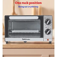 Betty Crocker Black Toaster Oven
