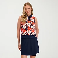 Stella Parker Womens Sleeveless Polo Shirt