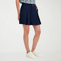 Stella Parker Womens 9" Mid Rise Stretch Fabric Golf Short
