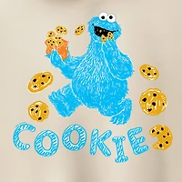 Cookie Monster Womens Long Sleeve Hoodie