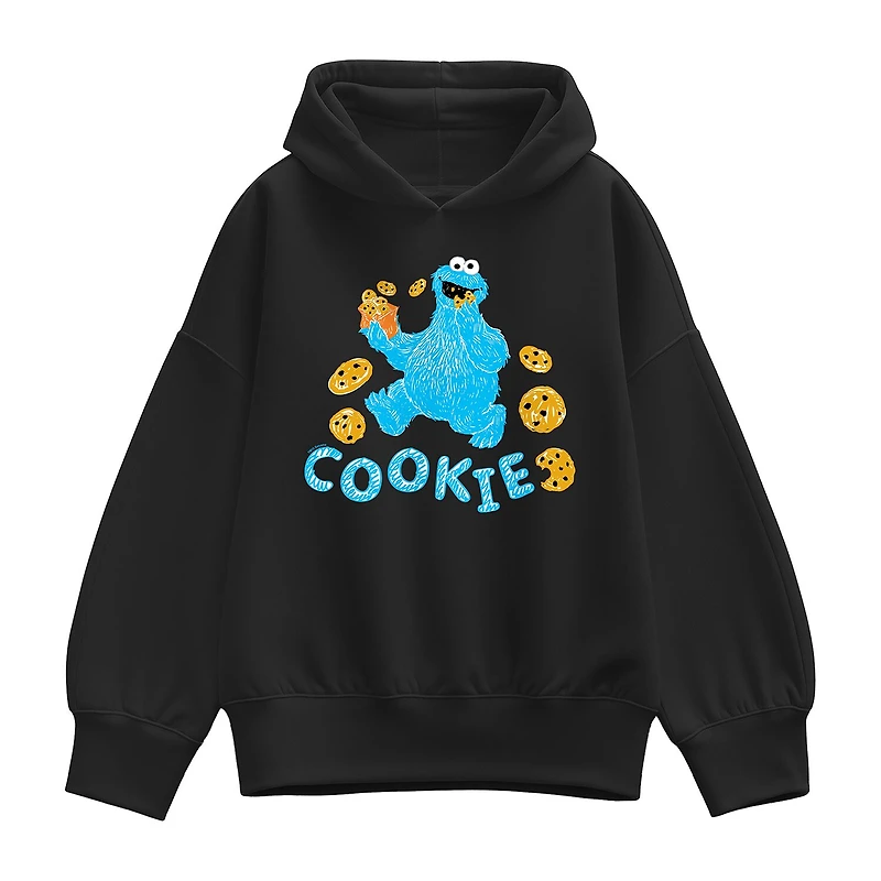 Cookie Monster Womens Long Sleeve Hoodie