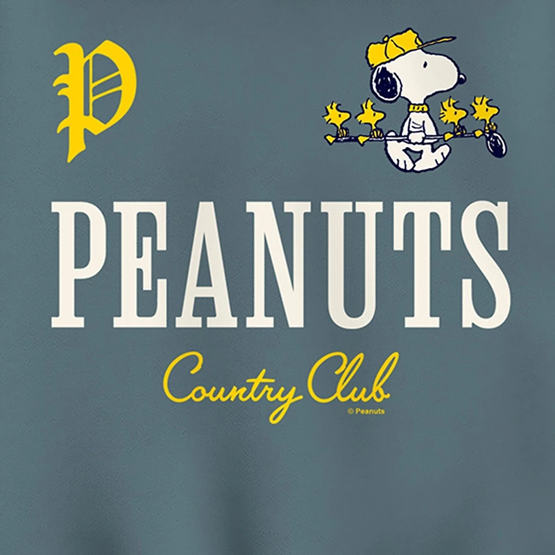 Country Club Womens Long Sleeve Peanuts Hoodie