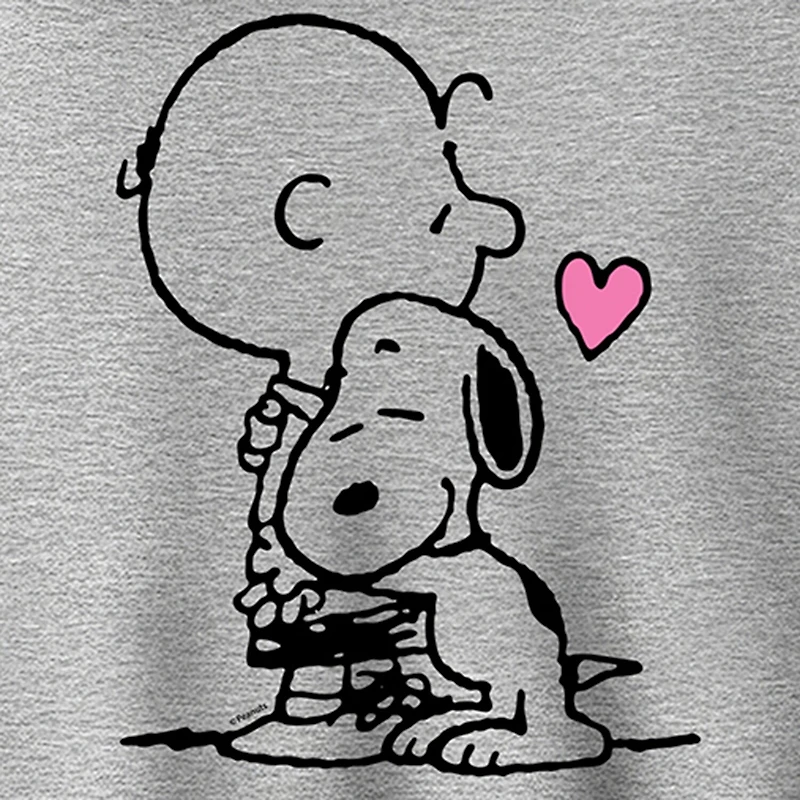 Charlie Hug Womens Long Sleeve Snoopy Hoodie