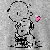 Charlie Hug Womens Long Sleeve Snoopy Hoodie