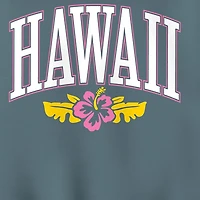 Hawaii Hibiscus Womens Long Sleeve Hoodie
