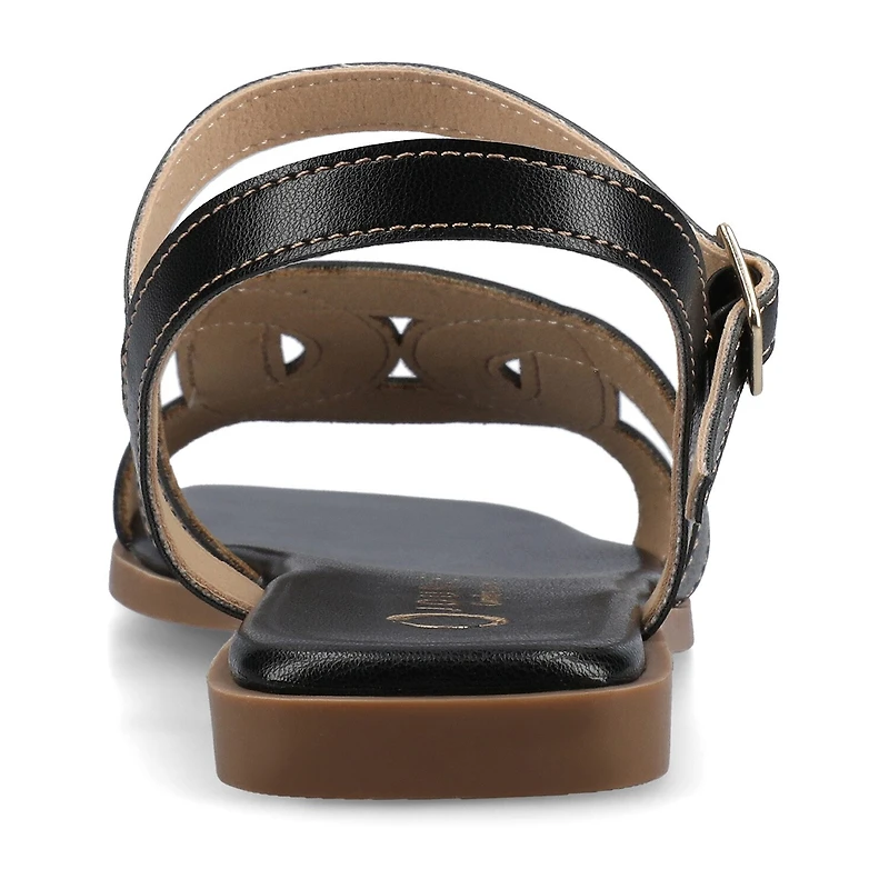 Journee Collection Womens Adjustable Strap Flat Sandals