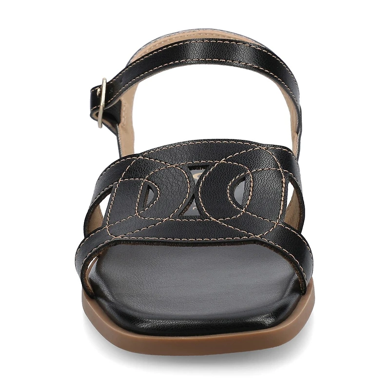 Journee Collection Womens Adjustable Strap Flat Sandals