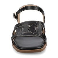 Journee Collection Womens Adjustable Strap Flat Sandals