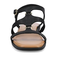 Journee Collection Womens Briley Ankle Strap Flat Sandals