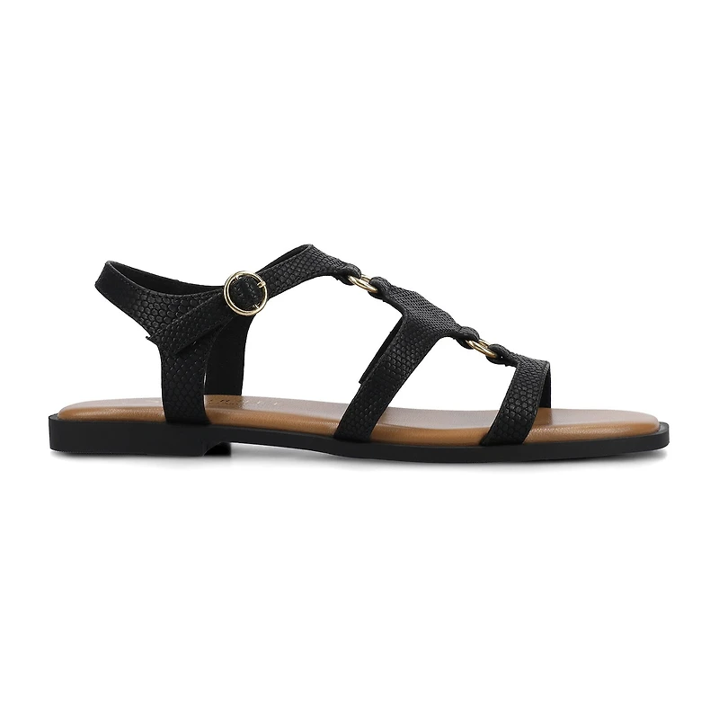 Journee Collection Womens Briley Ankle Strap Flat Sandals