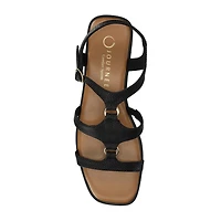 Journee Collection Womens Briley Ankle Strap Flat Sandals