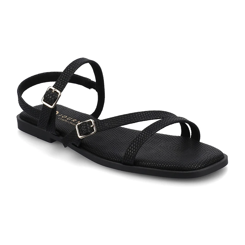 Journee Collection Womens Slingback Strap Flat Sandals