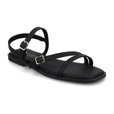 Journee Collection Womens Slingback Strap Flat Sandals