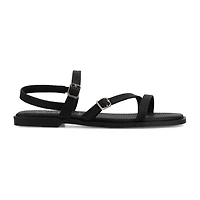 Journee Collection Womens Slingback Strap Flat Sandals