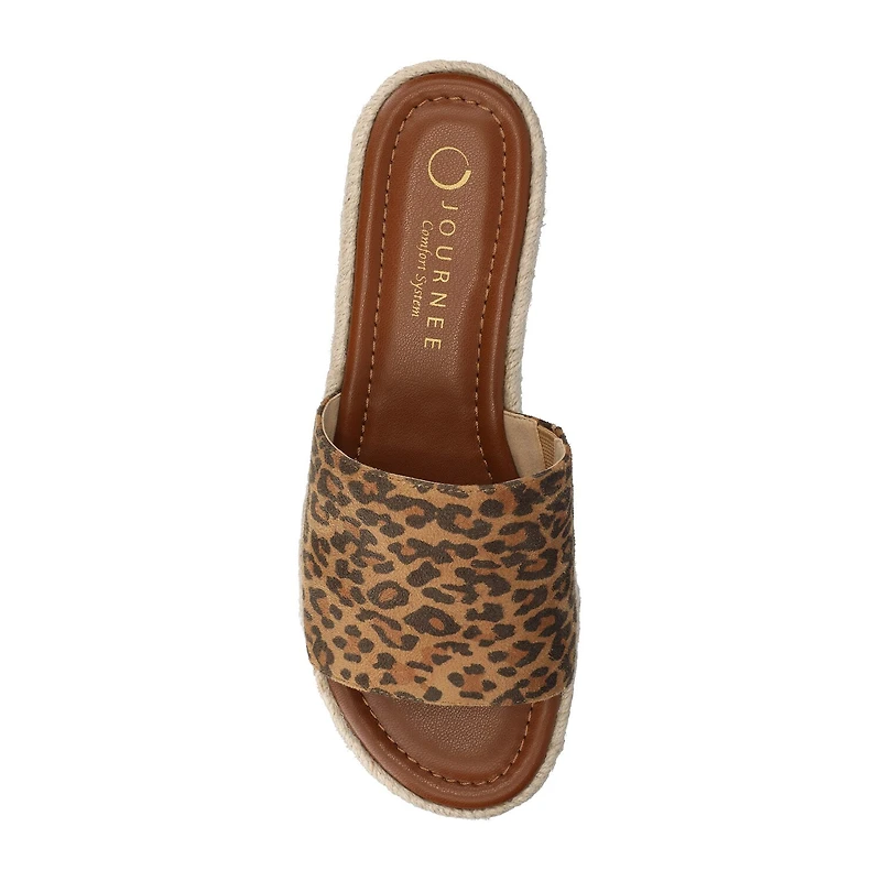 Journee Collection Womens Slide Sandals