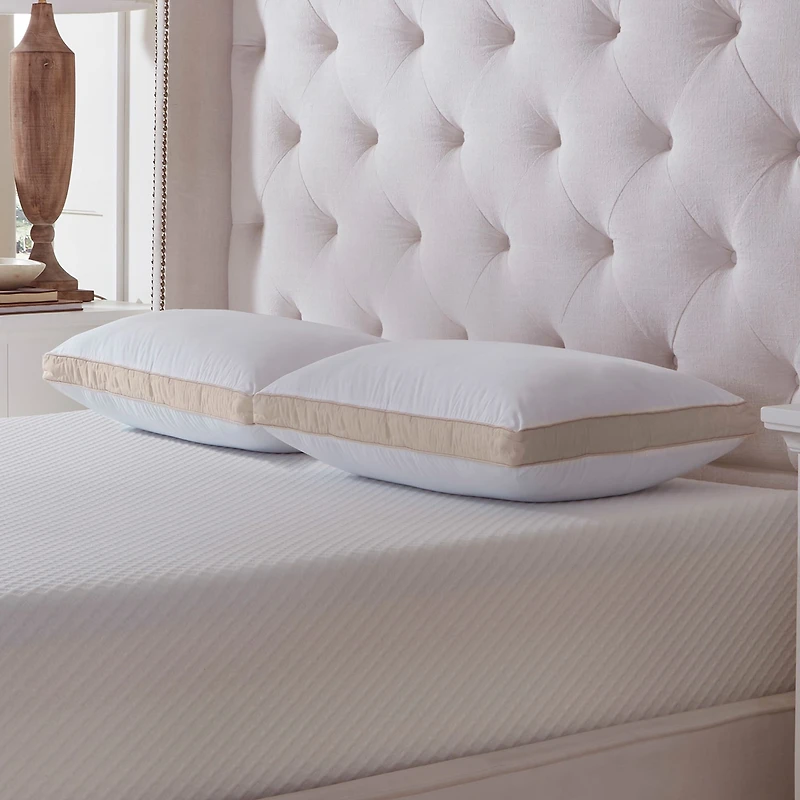 La-Z-Boy Hybrid Bliss Memory Foam | Richloft Fiber Foam Core Pillow, Standard/Queen