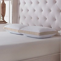La-Z-Boy Hybrid Bliss Memory Foam | Richloft Fiber Foam Core Pillow, Standard/Queen