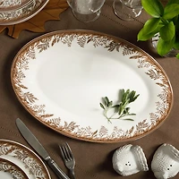 Martha Stewart Harvest 16 inch Ceramic Oval Serving Platter