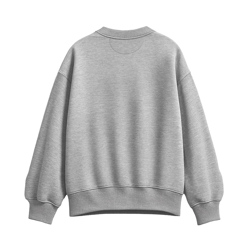 Womens Crew Neck Long Sleeve Sweatshirt