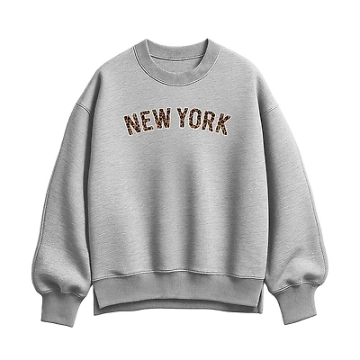 Womens Crew Neck Long Sleeve Sweatshirt