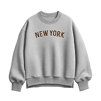 Womens Crew Neck Long Sleeve Sweatshirt