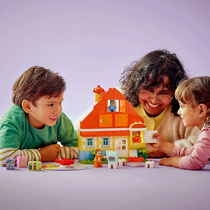LEGO® DUPLO® Bluey Bluey's Family House With Memory Game Building Set 83-pc.