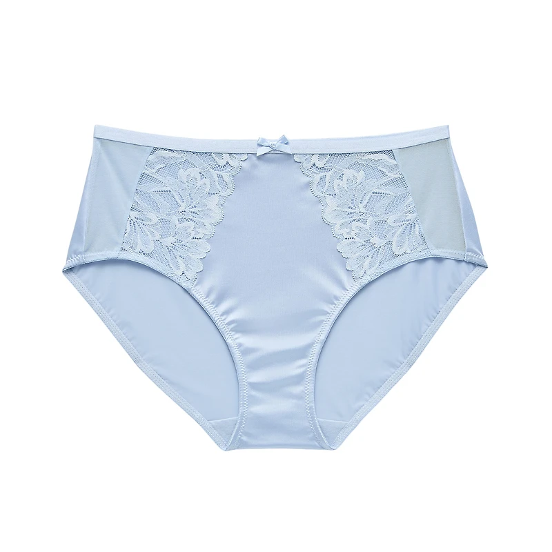 Ambrielle Tulip Lace Shine Brief Panty
