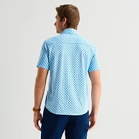 St. John's Bay Mens Short Sleeve Classic Fit Button-Down Shirt