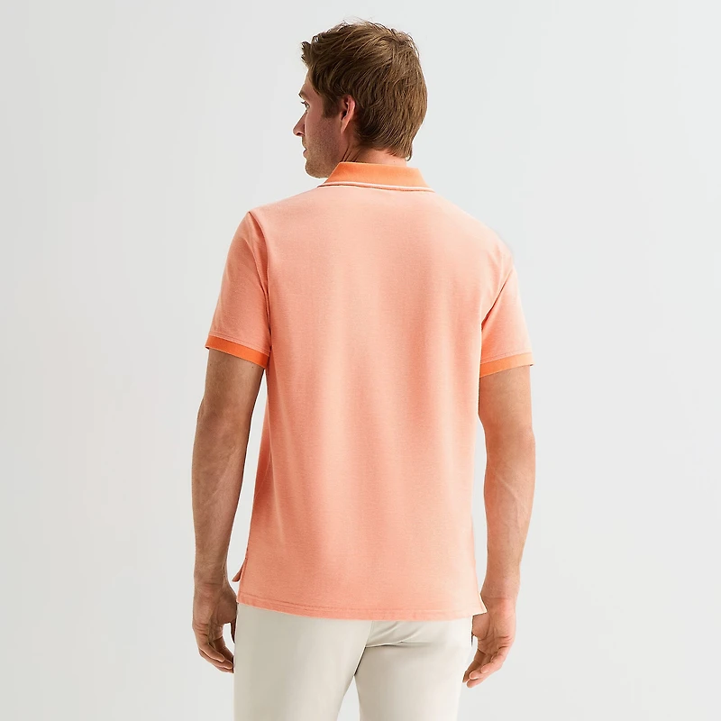 St. John's Bay Essential Oxford Mens Classic Fit Short Sleeve Polo Shirt
