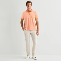 St. John's Bay Essential Oxford Mens Classic Fit Short Sleeve Polo Shirt