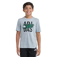 adidas Big Kid Boys Crew Neck Short Sleeve Regular Fit Graphic T-Shirt