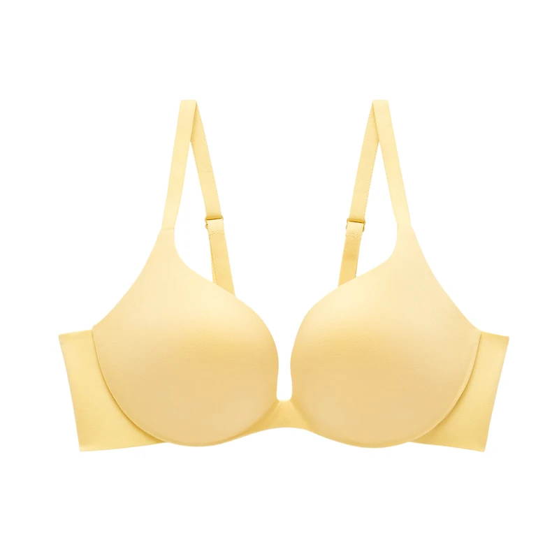 Ambrielle Everyday Plunge Push Up T-shirt Bra