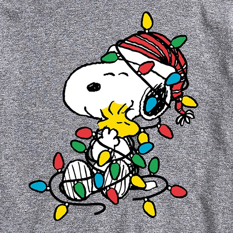 Mens Crew Neck Short Sleeve Regular Fit Snoopy Big and Tall Graphic T-Shirt