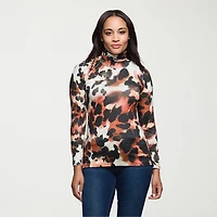 24seven Comfort Apparel Womens Long Sleeve Turtleneck