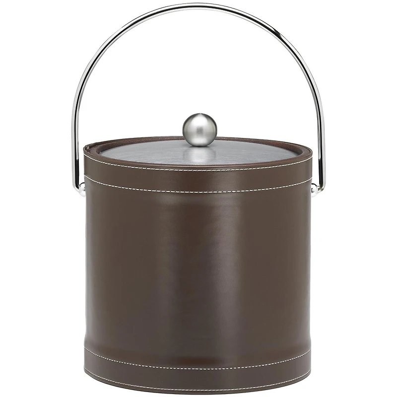 Kraftware 3-qt. Stitched Ice Bucket with Bale Handle
