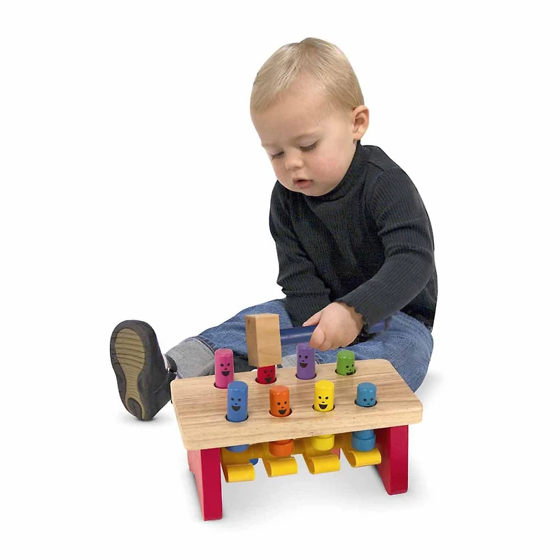 Melissa & Doug Deluxe Pounding Bench Interactive Toy