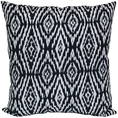 Outdoor Oasis Ikat Square Throw Pillow