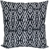 Outdoor Oasis Ikat Square Throw Pillow
