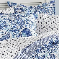 Poppy & Fritz Brooke Aqua Comforter Set