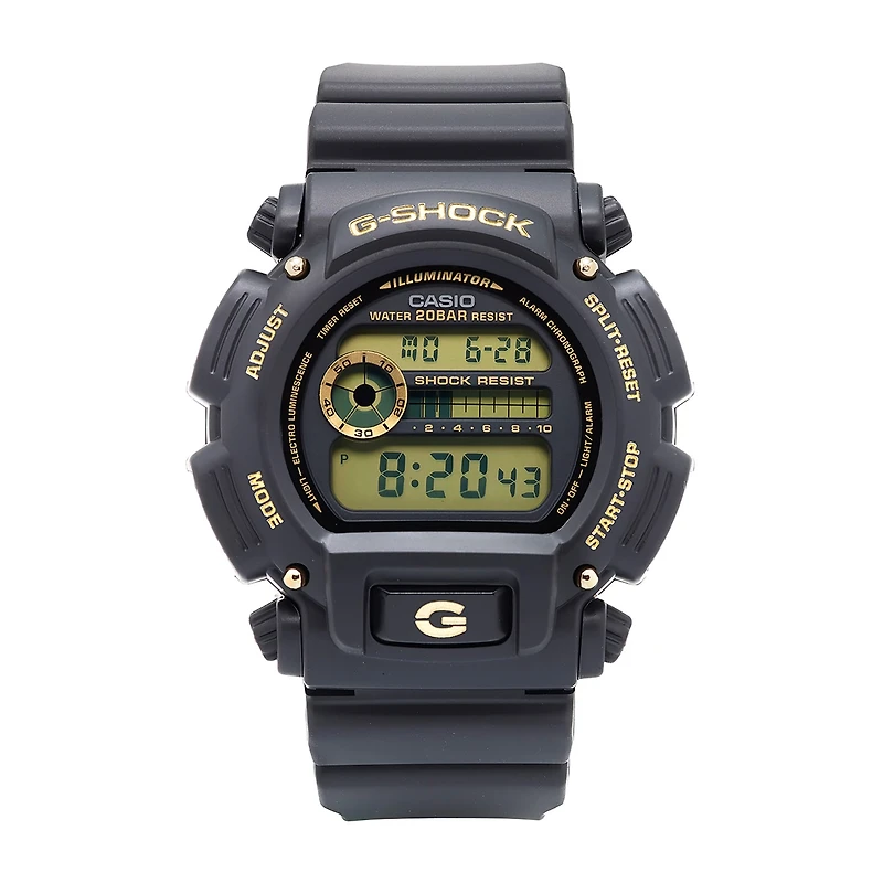 Casio G-Shock Unisex Adult Black Strap Watch Dw-9052gbx-1a9cr