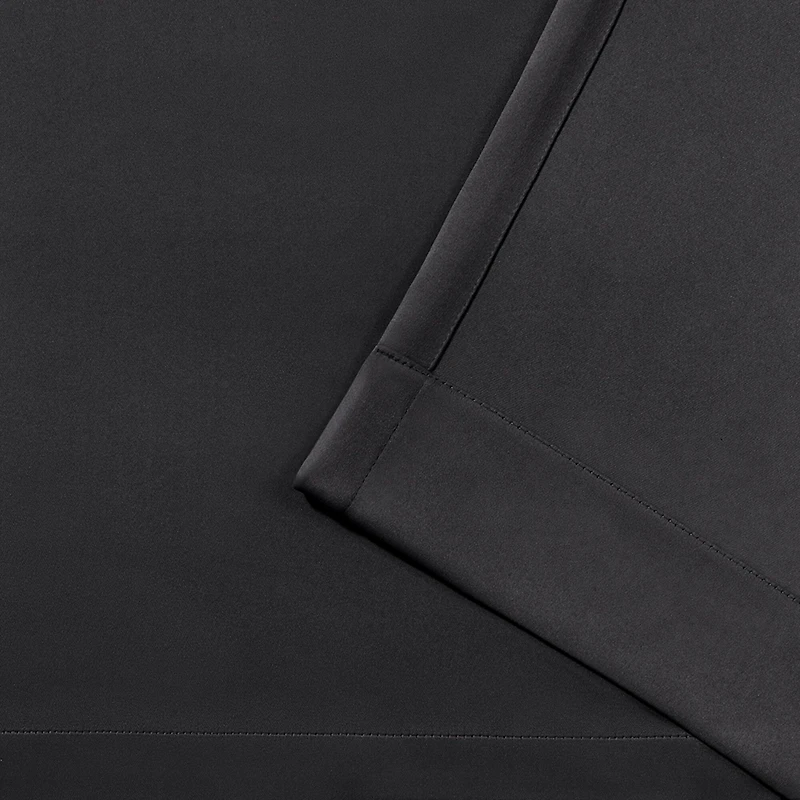 Exclusive Home Curtains Sateen Patio Energy Saving Blackout Grommet Top Single Door Curtain