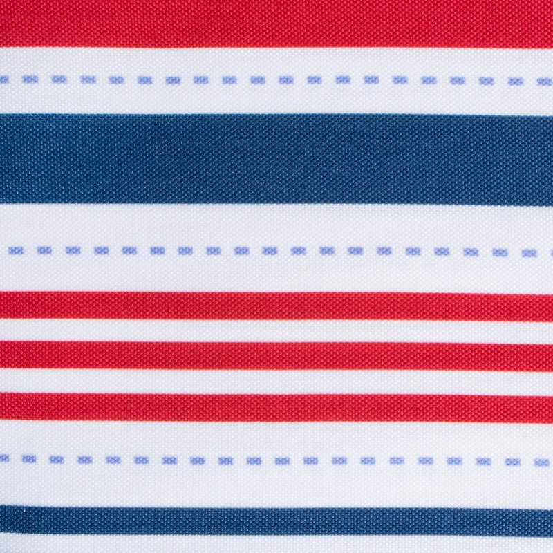 Design Imports Patriotic Stripe Outdoor Umbrella Tablecloth